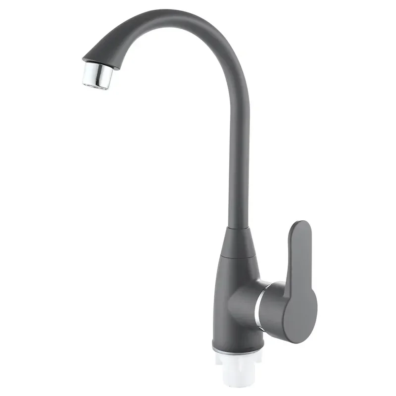 Змішувач для кухні Plamix Mario-011 Graphite (без підведення) (Кольор графіт) (PM6099)