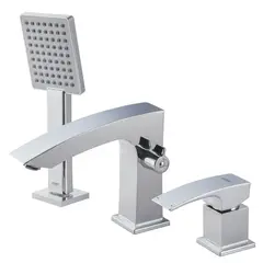 Змішувач на борт ванни KOER KB-43007-01 на 3 отвори (Колір хром) (KR3452) от KOER - купить в интернет-магазине