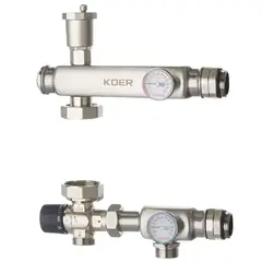 Змішувальний вузол Koer KR.S1023 (з термостатичним смесит. Клапаном) 1 "НР SUS304 (KR2957) от KOER - купить в интернет-магазине